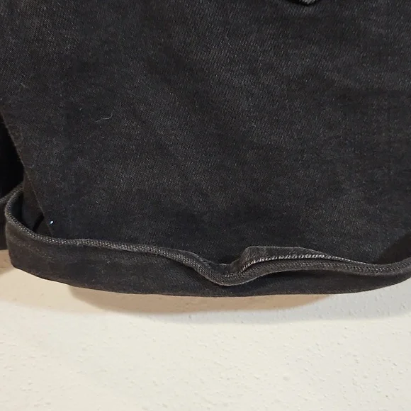 Lularoe Black Jean Shorts - Picture 6 of 9